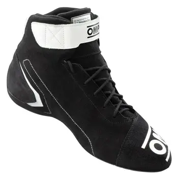 Racing Ankle Boots OMP FIRST Black/White 45