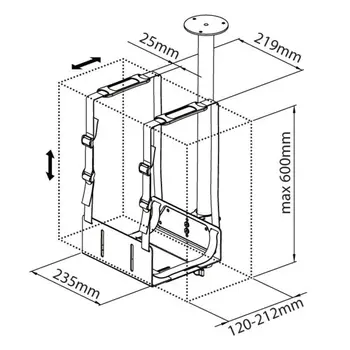 CPU Stand Techly 102246
