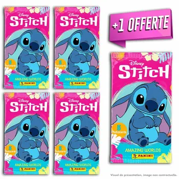 Pack of stickers Panini Stitch Fantasy Worlds 25 Pieces