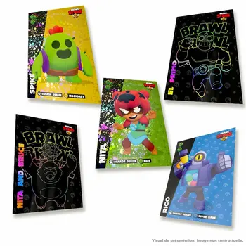 Pack of stickers Panini BRAWL STARS 144 Pieces