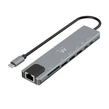 USB Hub Ewent EW1146 Grey