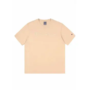Men’s Short Sleeve T-Shirt Champion 220273 NATL Beige