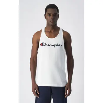 Men's Sleeveless T-shirt Champion CHAMPION TANK 220780 White