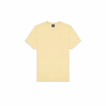 Men’s Short Sleeve T-Shirt Champion Crewneck Beige