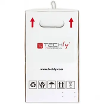 UTP Category 6 Rigid Network Cable Techly ITP6-CCA-305-BL Blue 305 m
