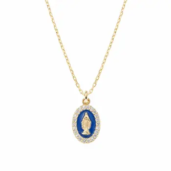 Ladies' Necklace Amen CLMISMGBL
