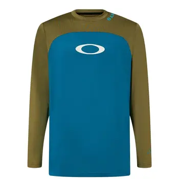 Cycling jersey Oakley Free Ride Rc Ls Blue