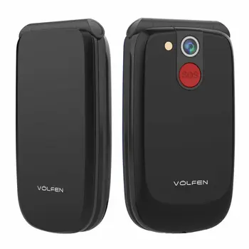 Mobile telephone for older adults Volfen ASTRO FLIP Black 48 MB 2,8" 4G