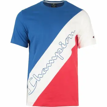 Men’s Short Sleeve T-Shirt Champion Sportswear Blue