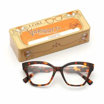 Unisex' Spectacle frame Loki Varigotti Tortoise