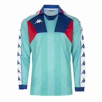 Men's Short-sleeved Football Shirt Kappa Amario Blue Red