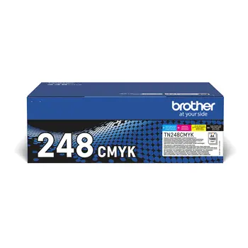 Toner Brother TN248VAL Black/Cyan/Magenta/Yellow (4 Units)