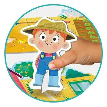 Baby Farm Puzzle XXL Goula 53176 (17 pcs)