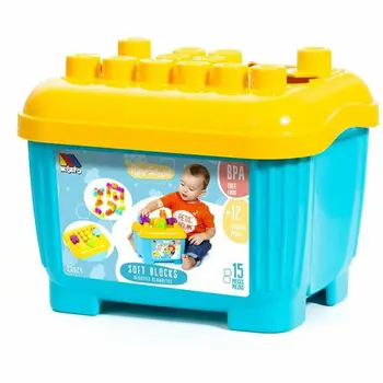 Construction set Moltó Blocks & Puzzles 15 Pieces
