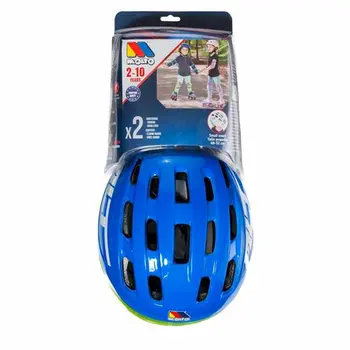 Set of helmets and knee pads Moltó Blue 2-10 Years