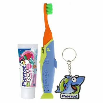 Toothpaste Set with Toothbrush Pierrot SHARKY