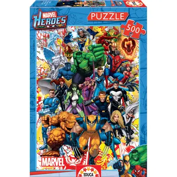 Puzzle Marvel Heroes Educa 500 Pieces