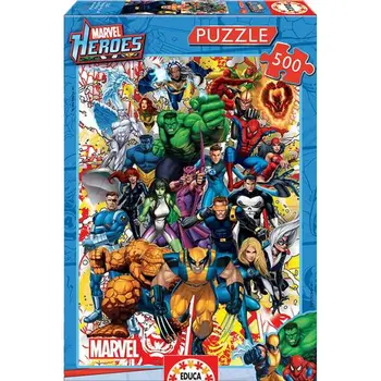 Puzzle Marvel Heroes Educa 500 Pieces
