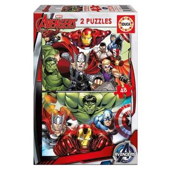Child's Puzzle Marvel Avengers Educa (2 x 48 pcs)