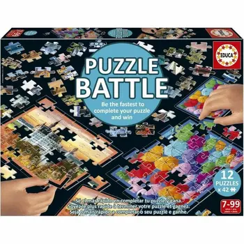 Puzzle Educa Battle Travel 42 Pieces (12 Units)