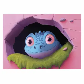 4-Puzzle Set Educa Friendly Dinosaurs