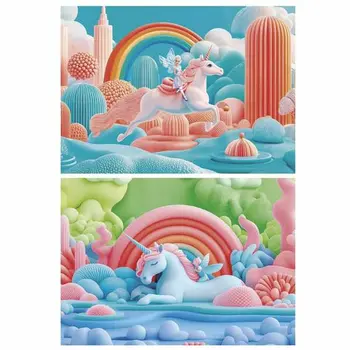 Puzzle Educa Magic Unicorns (2 Units)