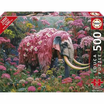 Puzzle Educa Elefante Florido 500 Pieces