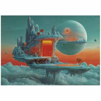Puzzle Educa Fire & Ice Planet