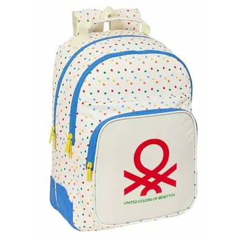School Bag Benetton Topitos 32 x 42 x 15 cm Double