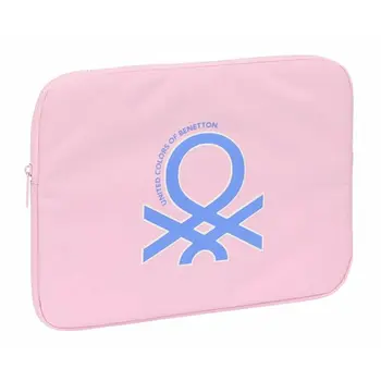 Laptop Cover Benetton Light Pink 34 x 25 x 2 cm