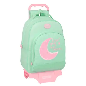 School Rucksack with Wheels BlackFit8 Moon 32 x 42 x 15 cm