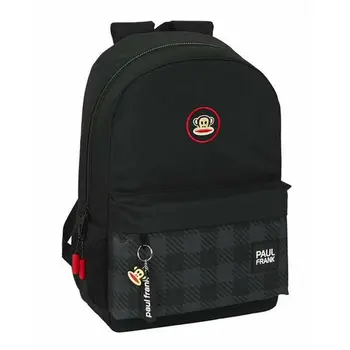School Bag Paul Frank Campers Black 30 x 46 x 14 cm