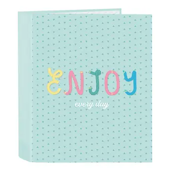 Ring binder BlackFit8 Enjoy Green A4 27 x 33 x 6 cm