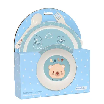 Children’s Dinner Set Safta Baby bear (4 Pieces)