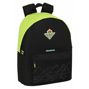 Laptop Backpack Real Betis Balompié   Black 31 x 41 x 16 cm