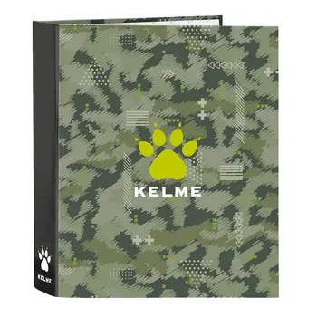 Ring binder Kelme Travel Black Green A4 27 x 33 x 6 cm