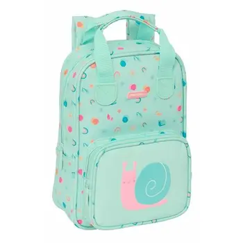 Child bag Safta Caracol Turquoise 20 x 28 x 8 cm