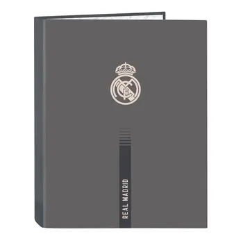 Ring binder Real Madrid C.F. Grey A4 26.5 x 33 x 4 cm