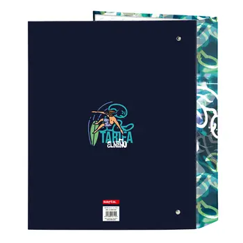 Ring binder El Niño Kook Navy Blue A4 27 x 33 x 6 cm