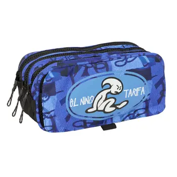 Triple Carry-all El Niño Roller Blue Black 21,5 x 10 x 8 cm