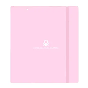 Ring binder Benetton Unique Pink Turquoise 27 X 32 X 4 cm