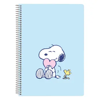 Notebook Snoopy Love Blue A5 80 Sheets