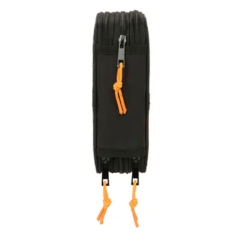 Triple Pencil Case Naruto Black 12,5 x 19,5 x 5,5 cm 37 Pieces