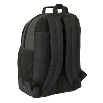 School Bag Safta Urban style Blue Grey 32 x 42 x 15 cm