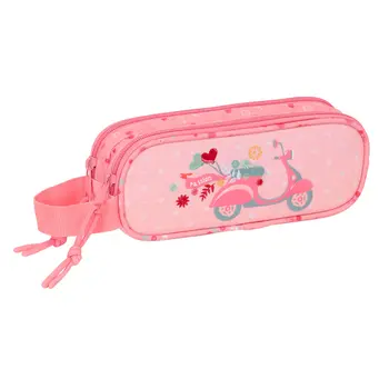 Double Carry-all Moos Passion Multicolour 21 x 8 x 6 cm