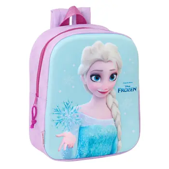 Child bag Frozen Pink Sky blue 22 x 27 x 10 cm 3D