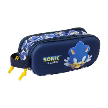 Double Carry-all Sonic City Blue 21 x 8 x 6 cm 3D
