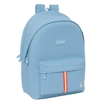 Rucksack for Laptop and Tablet with USB Output El Ganso Basics Blue