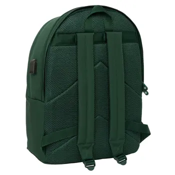 Rucksack for Laptop and Tablet with USB Output El Ganso Basics Green