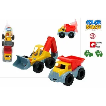 Beach toys set Colorbaby 26 cm Digger Lorry 2 Pieces